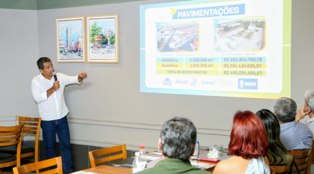 Governo de Sergipe apresenta avanços em obras públicas durante evento de profissionais da engenharia