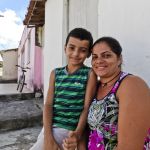 Moradora do povoado, Juliete Cabral Santos, 29 anos, já foi conferir as obras