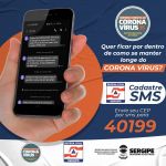 Medida gratuita tem como objetivo alertar a população sobre assuntos relacionados à pandemia com diversos tipos de orientações. Já são quase 75 mil celulares cadastrados.