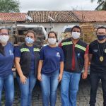 Foram 12 locais fiscalizados e 76 aves resgatadas em um Povoado no município de Tobias Barreto. Ascom SSP/Adema