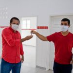 Em solenidade simbólica, município recebeu espaço público de 489,47 m² completamente reformado. Foto: Marcos Rodrigues