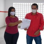 Em solenidade simbólica, município recebeu espaço público de 489,47 m² completamente reformado. Foto: Marcos Rodrigues