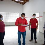 Em solenidade simbólica, município recebeu espaço público de 489,47 m² completamente reformado. Foto: Marcos Rodrigues