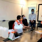 62 profissionais que fazem a distribuição de água a municípios em situação de emergência serão contemplados com equipamentos entregues em parceria de Defesa Civil e empresa privada. Foto: Marcos Rodrigues/ASN