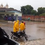 Técnicos da Defesa Civil Estadual também avaliaram in loco a situação da barragem Jacarecica II, que fica entre os municípios de Riachuelo e Malhador. Foto: Ascom Sedurbs/Defesa Civil
