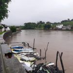 Técnicos da Defesa Civil Estadual também avaliaram in loco a situação da barragem Jacarecica II, que fica entre os municípios de Riachuelo e Malhador. Foto: Ascom Sedurbs/Defesa Civil