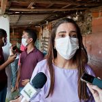 Com andamento da obra e volume de chuvas registrado no último mês, a Defesa Civil Estadual orientou a prefeitura a interditar mais duas casas por questões de segurança . Foto: Ascom/Defesa Civil