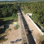 Serviços atendem medida de proteção e higiene durante isolamento social preconizados pela OMS e são investidos mais de R$ 6 milhões em 13km de recuperação da rodovia. Foto: Marcos Rodrigues/ASN