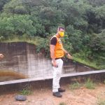 Técnicos da Defesa Civil Estadual também avaliaram in loco a situação da barragem Jacarecica II, que fica entre os municípios de Riachuelo e Malhador. Foto: Ascom Sedurbs/Defesa Civil