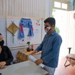 Secretaria disponibilizou 200 máscaras e 127 unidades de álcool em gel 70%. Foto: Marcos Rodrigues.