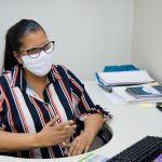 Secretaria disponibilizou 200 máscaras e 127 unidades de álcool em gel 70%. Foto: Marcos Rodrigues.