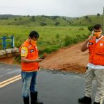 Profissionais da Defesa Civil Estadual avaliaram situação em Riachuelo, Santa Rosa de Lima e Laranjeiras. Fotos: Depec