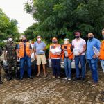 Profissionais que atuam na zona rural do município foram contemplados com equipamentos de proteção e prevenção. Foto: Depec.