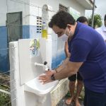 Pias foram instaladas nos locais de captação e distribuição de água em comunidades rurais. Foto: Ascom/ Sedurbs