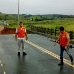 Profissionais da Defesa Civil Estadual avaliaram situação em Riachuelo, Santa Rosa de Lima e Laranjeiras. Fotos: Depec
