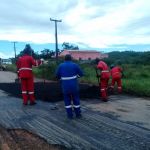 Até o momento, serviços foram realizados em trechos de três povoados. Foto: Rinaldo Reis.