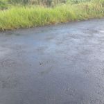 Até o momento, serviços foram realizados em trechos de três povoados. Foto: Rinaldo Reis.