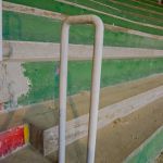 Tablado específico para atividades esportivas, novas saídas de emergência e forro acústico especial estão entre as principais intervenções. Foto: Marcos Rodrigues