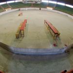 Tablado específico para atividades esportivas, novas saídas de emergência e forro acústico especial estão entre as principais intervenções. Foto: Marcos Rodrigues