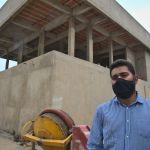 O engenheiro civil Jurandi Rodrigues informou que 55% dos serviços da obra já foram executados. Foto: Marcos Rodrigues.
