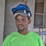 Nilton César trabalha na obra do Estado desde dezembro do ano passado / Fotos: Marcos Rodrigues.