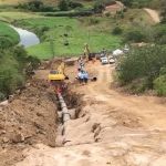 Serviços são realizados em três quilômetros de extensão no trecho do município de Porto da Folha e tem previsão para serem concluídos em quatro meses. Foto: Ascom Deso.