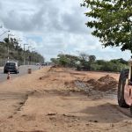 Recapeamento asfáltico será feito a partir do final da Passarela do Caranguejo até a Praia do Viral. Foto: Marcos Rodrigues.