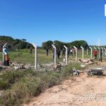Duas pessoas foram autuadas por crime ambiental e maquinário e materiais de construção foram apreendidos. Foto: Adema.