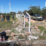 Duas pessoas foram autuadas por crime ambiental e maquinário e materiais de construção foram apreendidos. Foto: Adema.