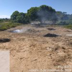 Duas pessoas foram autuadas por crime ambiental e maquinário e materiais de construção foram apreendidos. Foto: Adema.