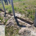 Duas pessoas foram autuadas por crime ambiental e maquinário e materiais de construção foram apreendidos. Foto: Adema.