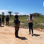 Duas pessoas foram autuadas por crime ambiental e maquinário e materiais de construção foram apreendidos. Foto: Adema.