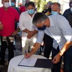 Uma reivindicação local, tendo em vista a importante rota para escoamento da produção de milho e leite da região. Foto: Arthuro Paganini.