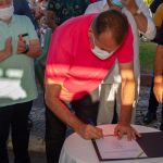 Uma reivindicação local, tendo em vista a importante rota para escoamento da produção de milho e leite da região. Foto: Arthuro Paganini.