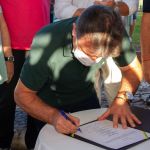 Uma reivindicação local, tendo em vista a importante rota para escoamento da produção de milho e leite da região. Foto: Arthuro Paganini.