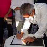 Uma reivindicação local, tendo em vista a importante rota para escoamento da produção de milho e leite da região. Foto: Arthuro Paganini.