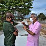 Recapeamento asfáltico será feito a partir do final da Passarela do Caranguejo até a Praia do Viral. Foto: Marcos Rodrigues.