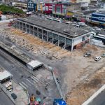 Serviços na parte interna e externa já foram iniciados.
Foto: Ascom Sedurbs/ Marcos Rodrigues.