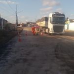 As melhorias para a rodovia SE-285 estão avançadas. Foto: Ascom/Sedurbs.