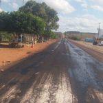 As melhorias para a rodovia SE-285 estão avançadas. Foto: Ascom/Sedurbs.