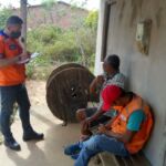 Atividades executadas pela Defesa Civil objetivam minimizar danos causados pela estiagem a aproximadamente 45 mil pessoas afetadas em 10 municípios.
Foto: Arquivo Defesa Civil.
