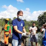 Animal foi resgatado no Museu do Mangue, bairro Coroa do Meio, na manhã desta quarta-feira, 6. Foto: Adema.
