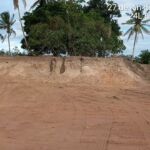 Foram extraídos 1,70 hectares de areia para construção civil sem a liberação do órgão ambiental. Foto: Adema.