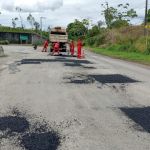 Operação Tapa-Buraco, limpeza e patrolamento estão entre os serviços realizados. Foto: Ascom/DER.