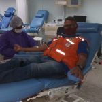 Técnicos foram doar sangue para ampliar o estoque do Hemose que teve queda durante pandemia do Coronavírus. Foto: Depec.
