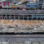 Serviços na parte interna e externa já foram iniciados.
Foto: Ascom Sedurbs/ Marcos Rodrigues.