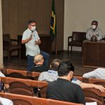 Monitoramento de seca e informações de eventos climáticos estavam no centro das discussões. Foto: Ascom Sedurbs/ Marcos Rodrigues.
