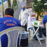 Parceria com a UFS tem objetivo de prevenir possível disseminação do vírus entre o efetivo. Foto: Depec.