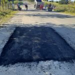 Serviços estão beneficiando rodovias em 11 municípios. Foto: DER.