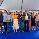 As três ordens de serviço para obras de reforma e ampliação de espaços públicos no município de Laranjeiras, no Vale do Cotinguiba, foram assinadas nesta terça-feira, 21 | Foto: Arthuro Paganini